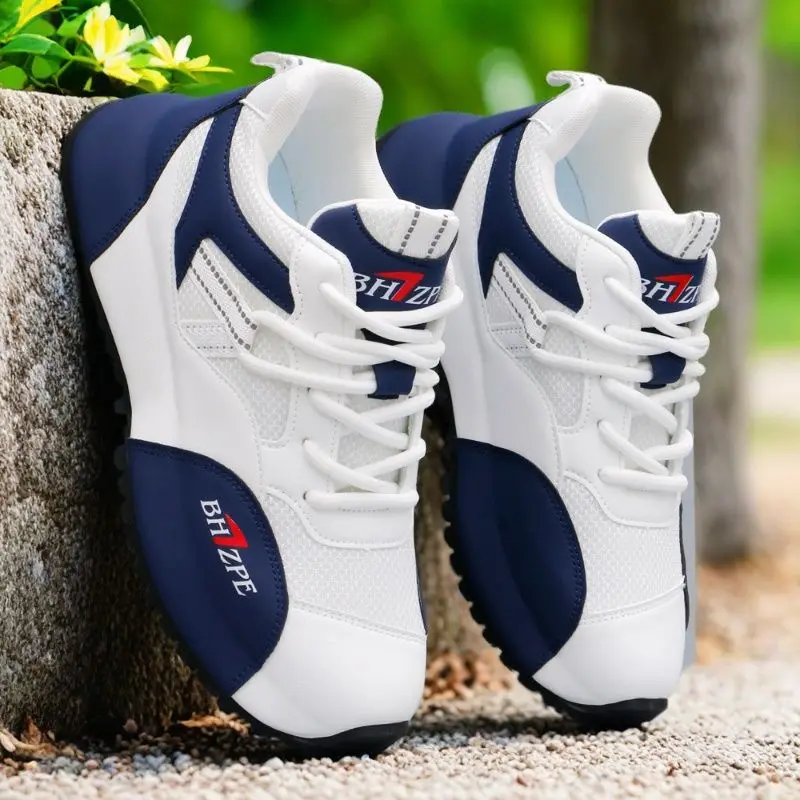 

Men's Breathable Me Low-Top Sport oes Casual Anti-Odor Comfortable Wear-Resistant Faionable Dad oes round Toe Patchwork