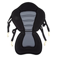 Adjustable Paddle Board Seat Padded Kayak Backrest With Detachable Storage Bag For Canoes Rowboats Fishing Boats