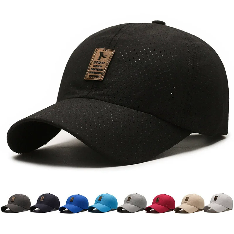 Gorra de pico de pato simple y moderna con gorra de béisbol estampada con ala extendida, versátil gorra de protección solar para deportes al aire libre