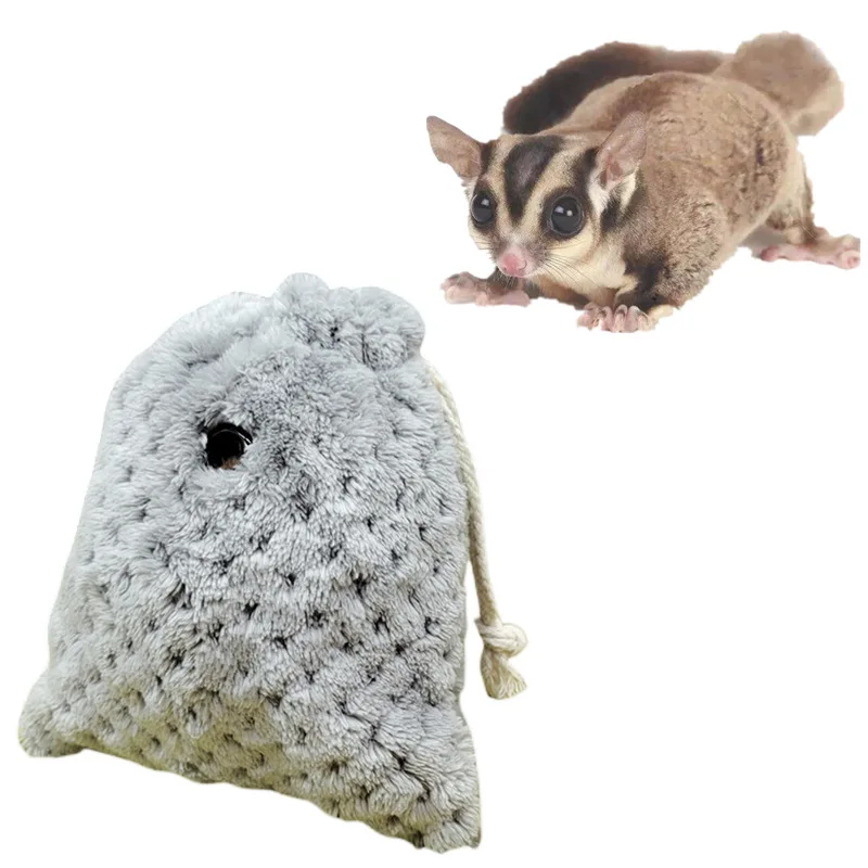 Mini Sugar Gliders Sleeping Pouch Hamster Bag Squirrels Marmosets Rats Carrier Hamster Chinchilla Outing Bag Accessories