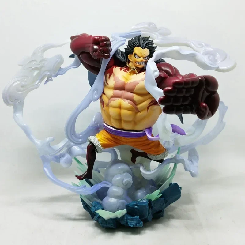 

20cm One Piece Anime Figure Monkey D. Luffy Gear 4 Model Dolls Action Figurine Gk Luffy Statue Decor Collect Kids Boy Toy Gift