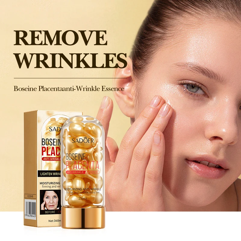25pcs Boseine Face Serum Capsule Facial Moisturizing Brightening Firming Facial Essence Beauty Face Skin Care Products