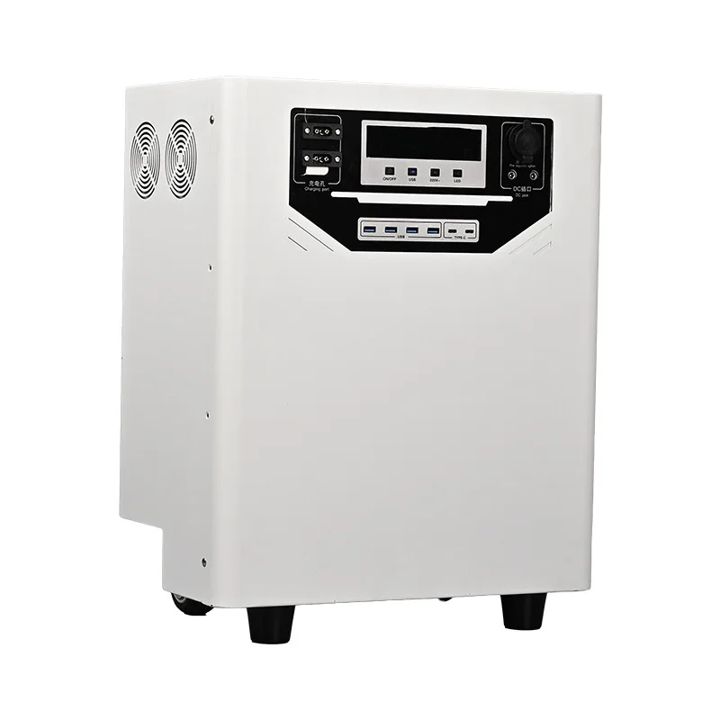 Tie rod type mobile power supply lithium iron phosphate outdoor camping stall mobile power supply portable large capacity emerge