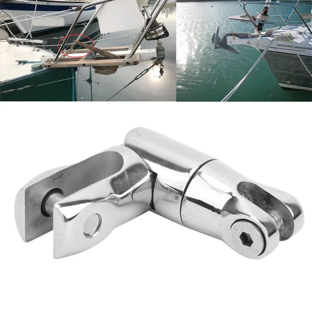 

316 Stainless Steel Anchor Connector Multi-Directional 0.2-0.3in/6mm‑8mm Anchor Chain Mooring Heavy Duty Boat Anchor Swivel