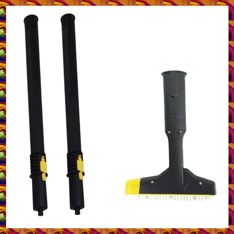 Aimee XXL لفرشاة الجص Karcher SC1-5 2.863-334.0 مع قضيب تمديد - لمجموعة تنظيف البلاط والأسمنت الفعالة