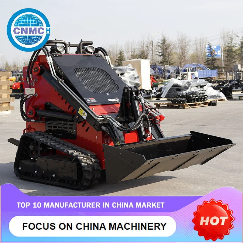 Mini minipala di alta qualità con binari e cabina Certificazione EPA Vendite dirette in fabbrica per giardino agricolo Facile da usare