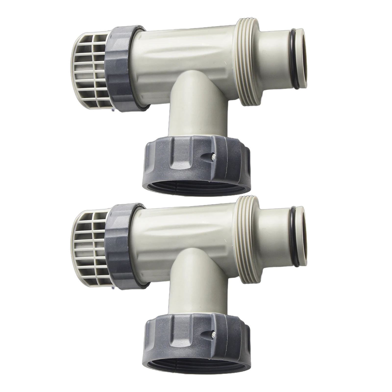 Filter Pump Valve Replacement Plunger Valve Efficient Water Flow Control Includes Hose O-rings Includes Step Washers Gray Color