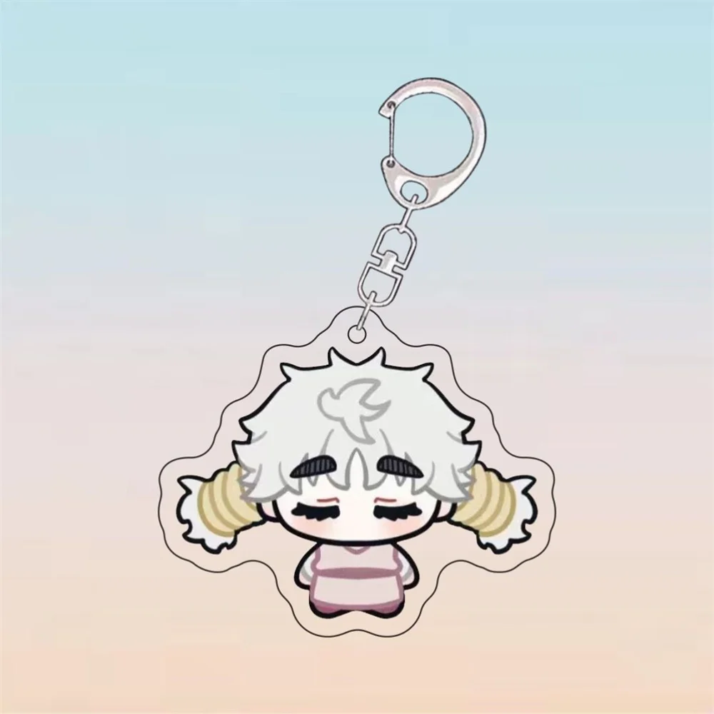 Anime Hunter Boy  Acrylic 6cm Keychain Model Cosplay Charm Characters Ornament Accessories Goods Birthday Collection Gifts view 2