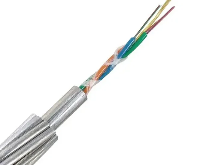 Aeirlal Aluminum Fiber Optic Cable OPGW 12 24 Cores ADSS Outer material Metal wires G652D Fibra