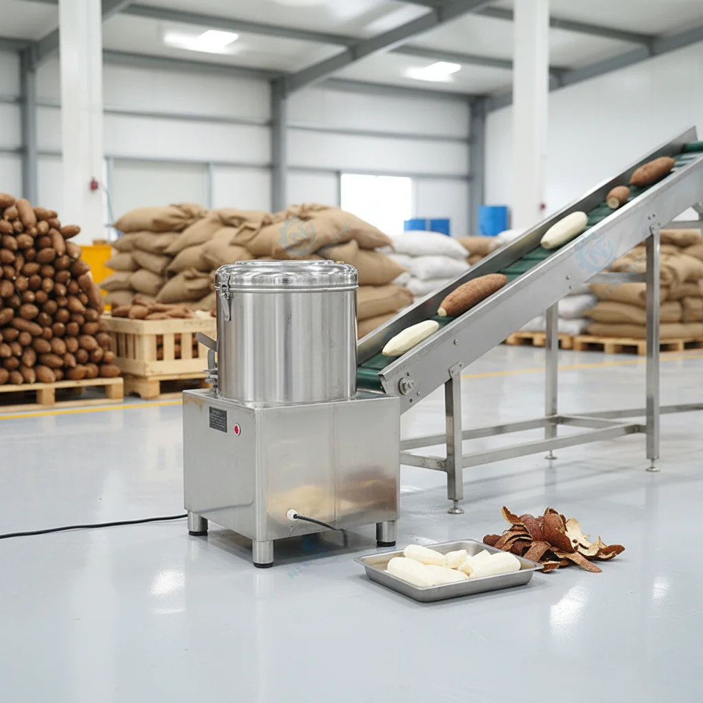 

Efficient Peeling Cassava Potato Sweet Potato Peeling Machine, Industrial Potato Processing Machine for Tropical Crop Factories