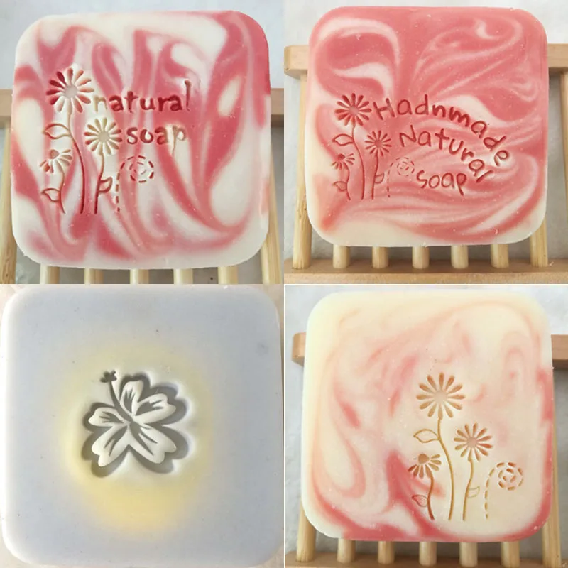 Custom Handmade Soap Stamp, Personalized Mini DIY Acrylic Sealing Seal Chapter, Soap Making Mold Supplies Tools