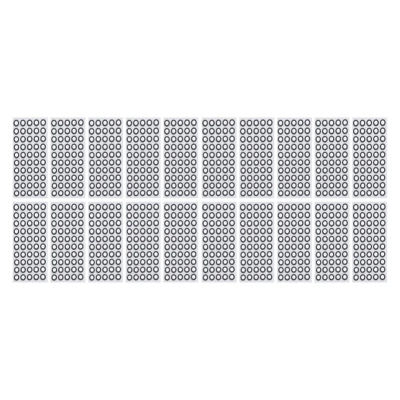 C2 1000 Pcs 3D Scanning Marker ID 6mm OD 10mm High Reflection Strong Adhesion 3D Tracking Dot Reference Point Marker