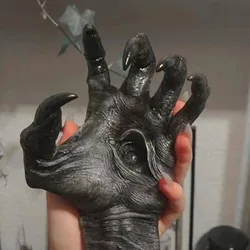 Gothic Witch's Hand Statues Creative Resin Ornament Aesthetic Wall Keys Hanging Rack Bag Hangers Wall Art Sculptures Home Decor