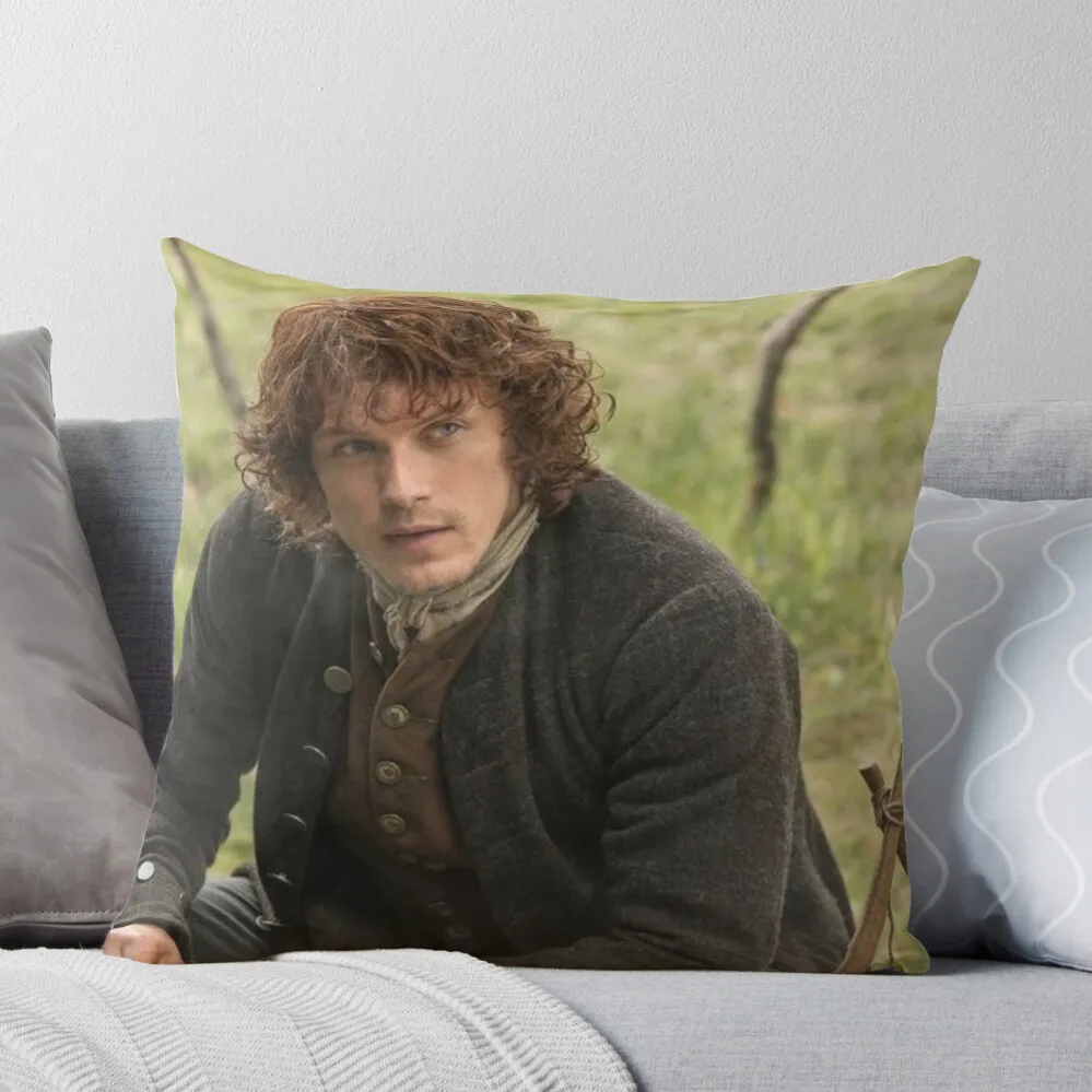 

Jamie Fraser - Outlander Throw Pillow Decorative Pillow Covers For Sofa Decorative Cushions