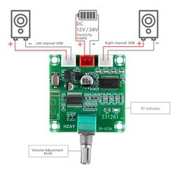 Tpa3110d2 Bt 5.0 Audio Versterkermodule XH-A236 Digitale Eindversterkerkaart Tweekanaals 2ch 30W + 30W