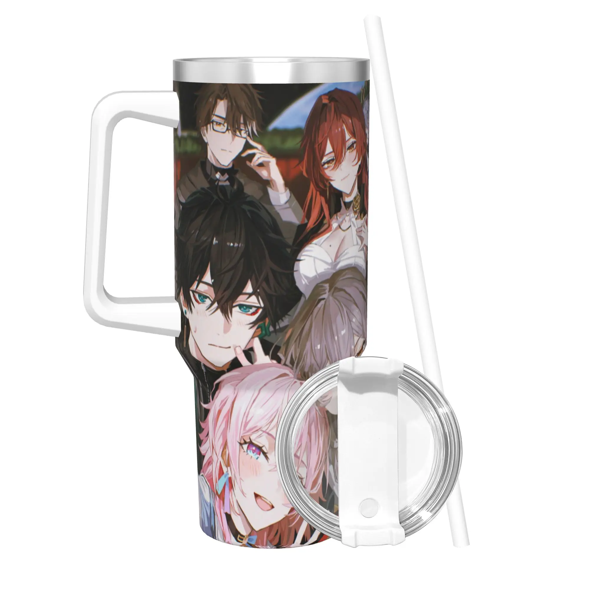 Honkai Star Rail 40oz Tumbler Stainless Steel Double Wall Vacuum Insulated  Tumblers Cup With Straw