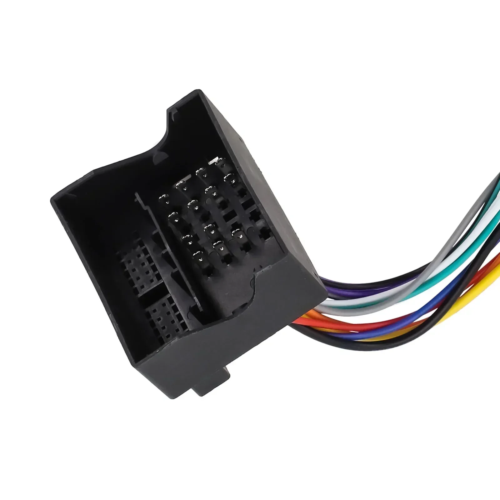 

For Toureg For Bora Cable Connector Plug Radio Wiring Harness ABS 220mm 12V Quick Installation Stereo Radio Wiring Harness