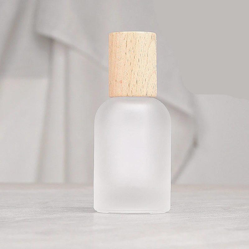 50pcs 30ml Glass Frosted Perfume Bottle Portable Empty Spray Bottle Dispenser Fine Mist Refillable Bottles Perfume Container