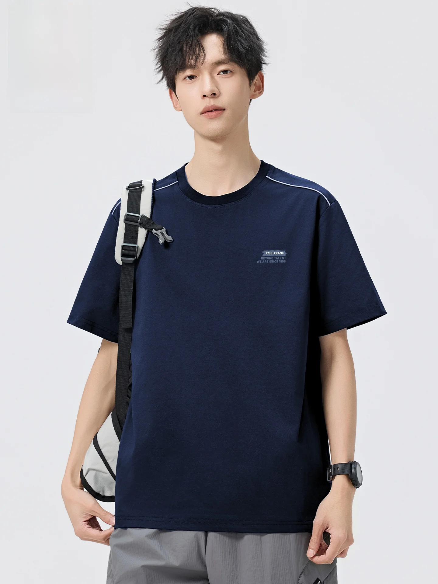 

Мужская футболка для активного отдыха и походов, дышащая, быстросохнущая, с защитой от солнца, в американском стиле, из полиэфирного волокна.