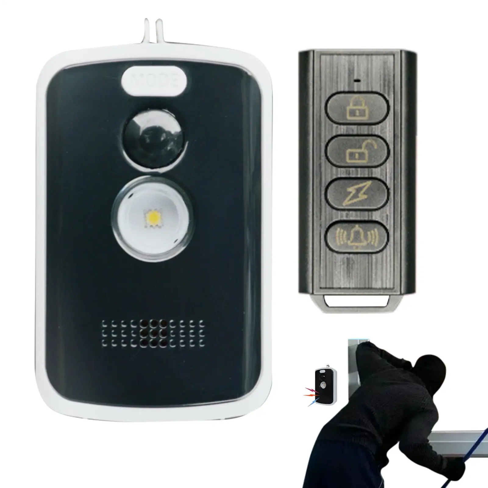 Camping Perimeter Alarm Wireless Motion Activated Alarm Camp Safe Perimeter Trip Alarm Versatile Safety Defense Device Camping - view 5