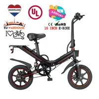 US Warehouse EU stock OUXI V6 V5 Folding electric bike OEM electric Mini 16 inch folding ebike niu bility B14