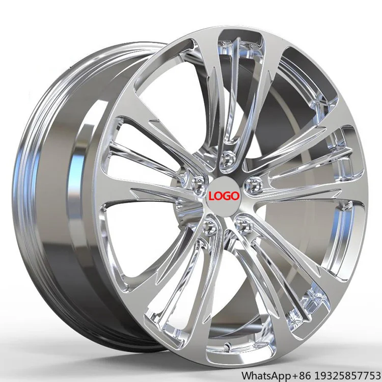 Custom Silver Chrome Wheels OEM 5x120 20 Inch Monoblock Alloy Forged Wheels for  CT5  ZL1