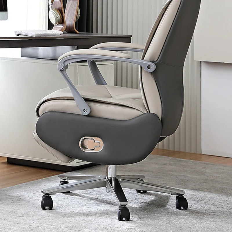 Lounge Ergonomic Office Chair Chaise Mobile Floor Conference Office Chair Recliner Accent Silla Con Ruedas Nordic Furnitures