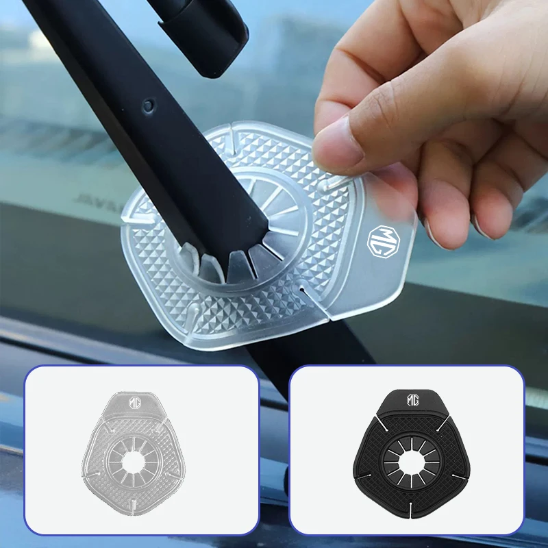2PC Car Windshield Wiper Protective Cover Dust Wiper For Morris Garages MG 6 3 5 7 TF ZR ZS HS GS GT Hector RX5 RX8 350 550
