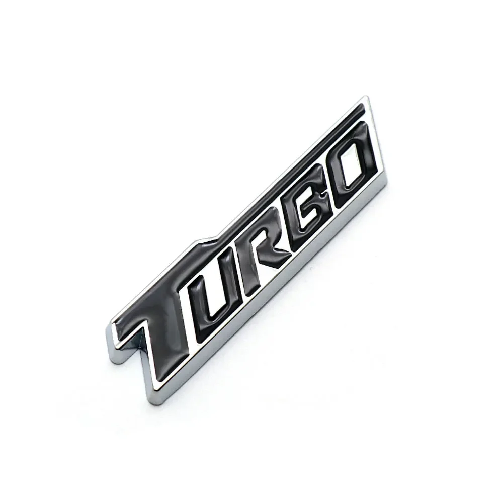 

Car Styling TURBO Car Boost Loading Boosting 3D Metal Stickers Chrome METAL 3D Emblem Badge Sticker Decal Auto Accessories