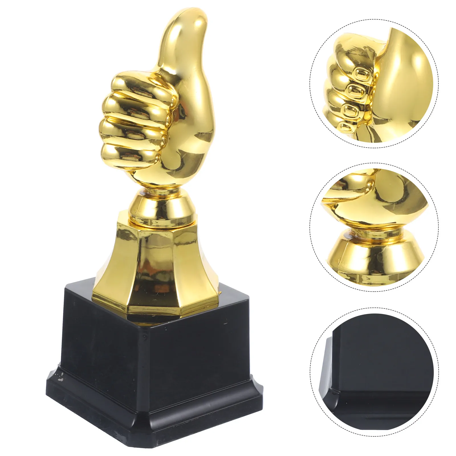 Thumb-Shaped Encouragement Trophy Award for School Events, Birthday Favors & Recognition