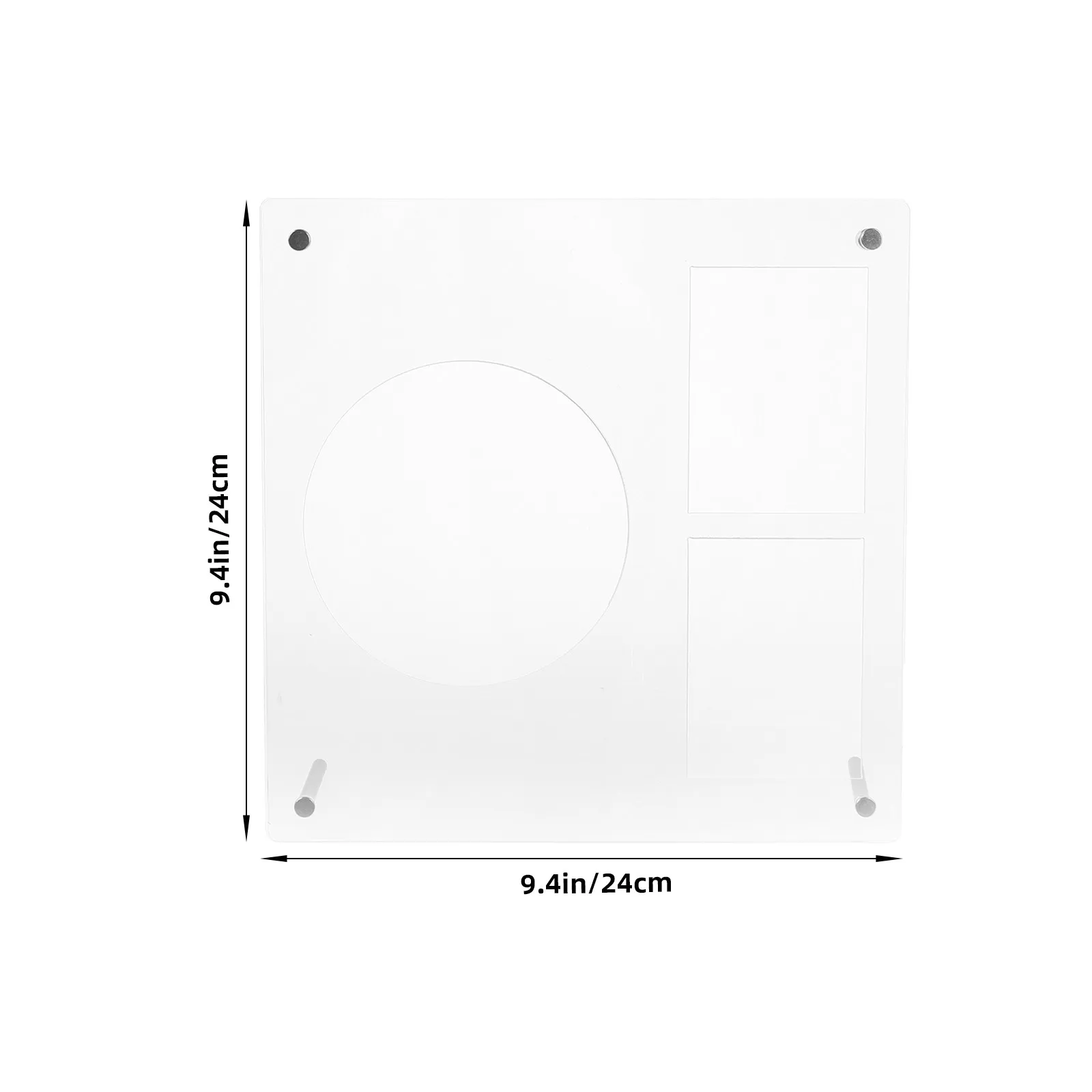 3-Tier Clear Acrylic Cd Photocard Vinyl Record Display Stand Kpop Album Holder Table Decor Record Shelf Organizer Modern Frame
