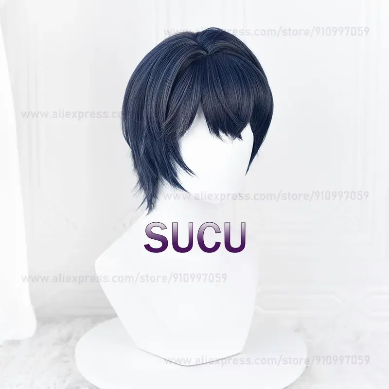 Game Marius Von Hagen Cosplay Wig 30cm Anime Wigs Heat Resistant Synthetic Hair Halloween COS Hair