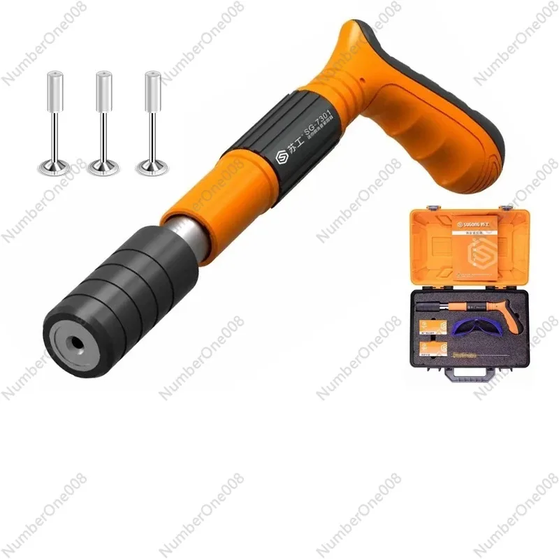 

Handheld Mini Nail Gun Ceiling Artifact Manual Nail Rivet Tool Wall Installation Fixed Water And Electricity Decoration Tools