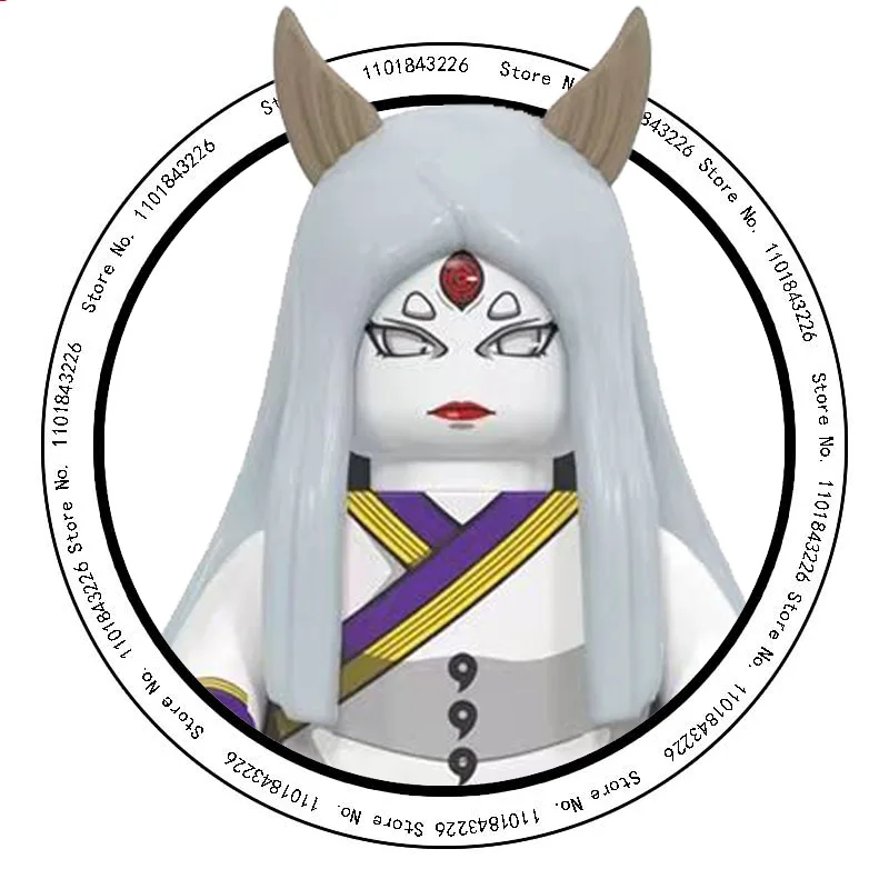 WM6152 Naruto Bausteine Ootutuki Momoshiki Mitsuki Gaara Namikaze Minato Tobirama Actionfigur Zubehör für Kinder