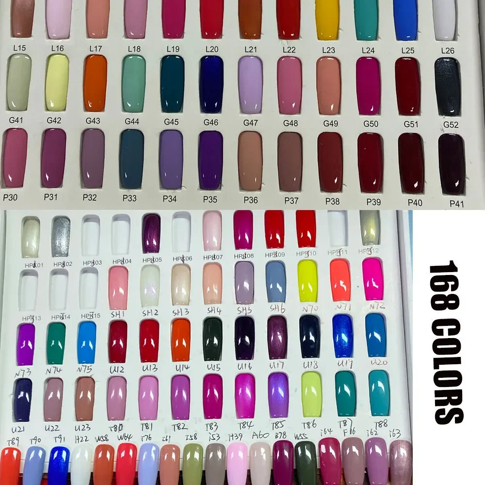 Juego de manicura de Gel semipermanente, esmalte de uñas de Gel UV con purpurina, Base y capa superior, 198 colores, novedad