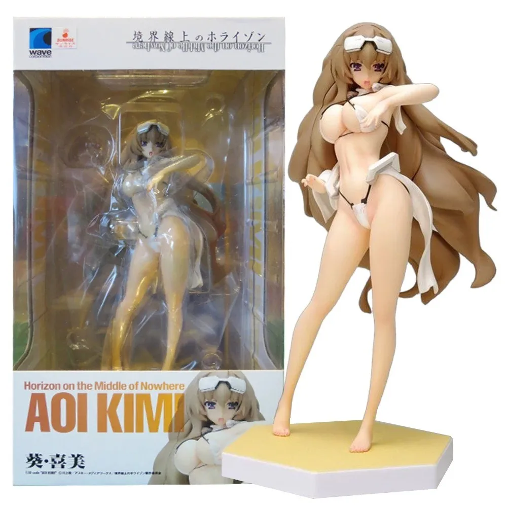 

Оригинальная фигурка WAVE Beach Queens Кими Аои из Horizon in the Middle of Nowhere в масштабе 1/10, статуэтка в купальнике