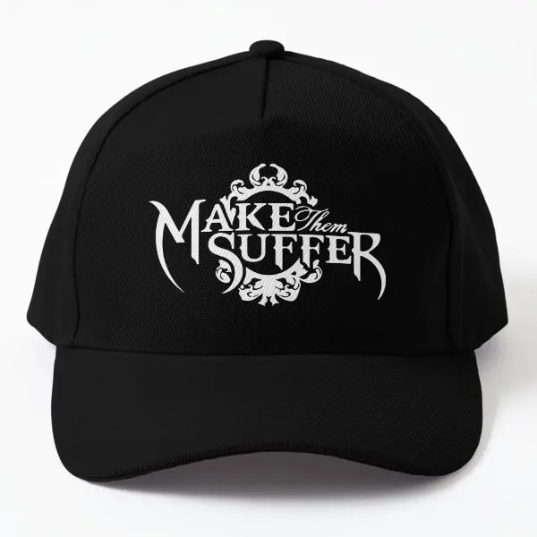 Make Them Suffer  Baseball Cap Hat Summer Spring  Solid Color Boys Mens Casual Women Hip Hop Casquette Black Sport Bonnet  Fish