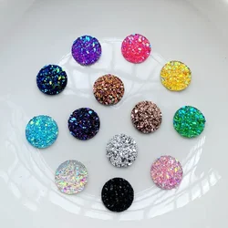 8mm/10mm/12mm natural ore resin flat back jewelry resin Rhinestone wedding decoration diamonds for nails