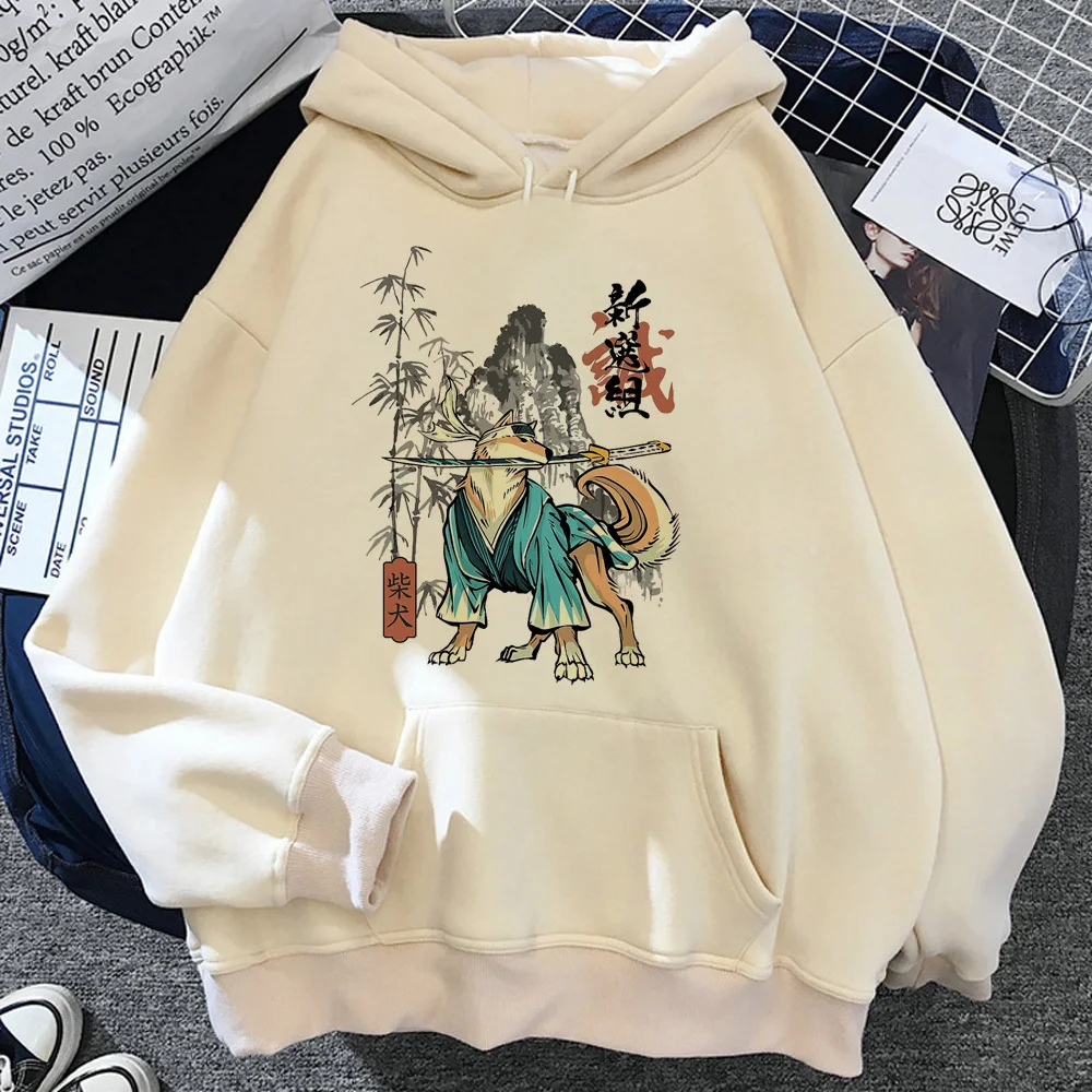

Shiba Inu hoodie harajuku anime casual wear kawaii soft fabric anime sweater women tracksuits Japanese comfortable