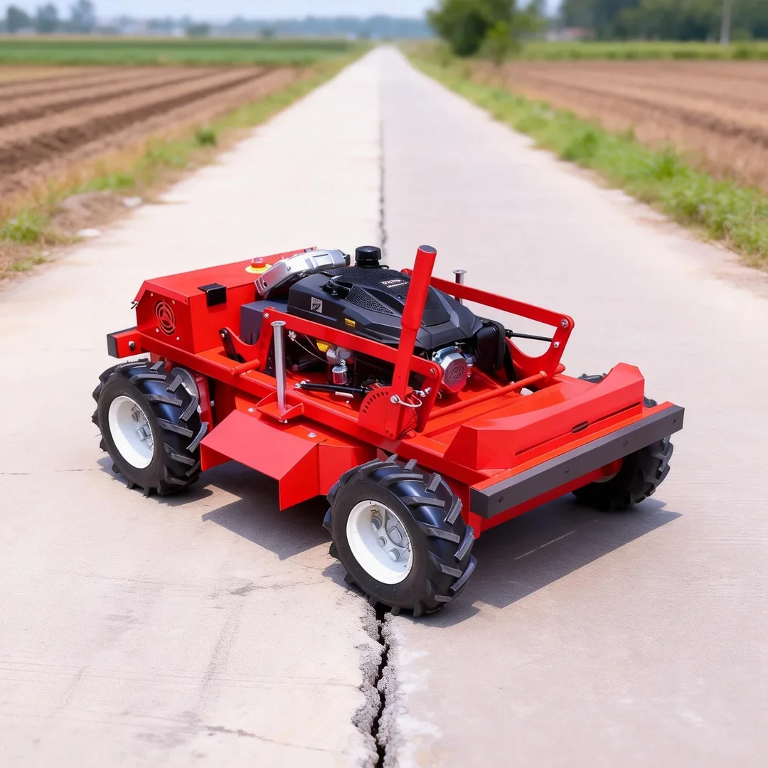 

Индивидуальная прочная, высокопроизводительная, простая в эксплуатации и высокоэффективная красная газонокосилка с дистанционным управлением.