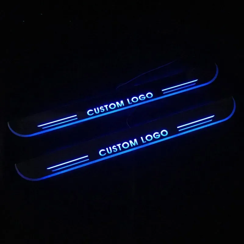 Car Door Sill Pedal LED Light For Toyota Avensis T22 T25 T27 Welcome Scuff Plate Pathway Moving Footboard Lamp