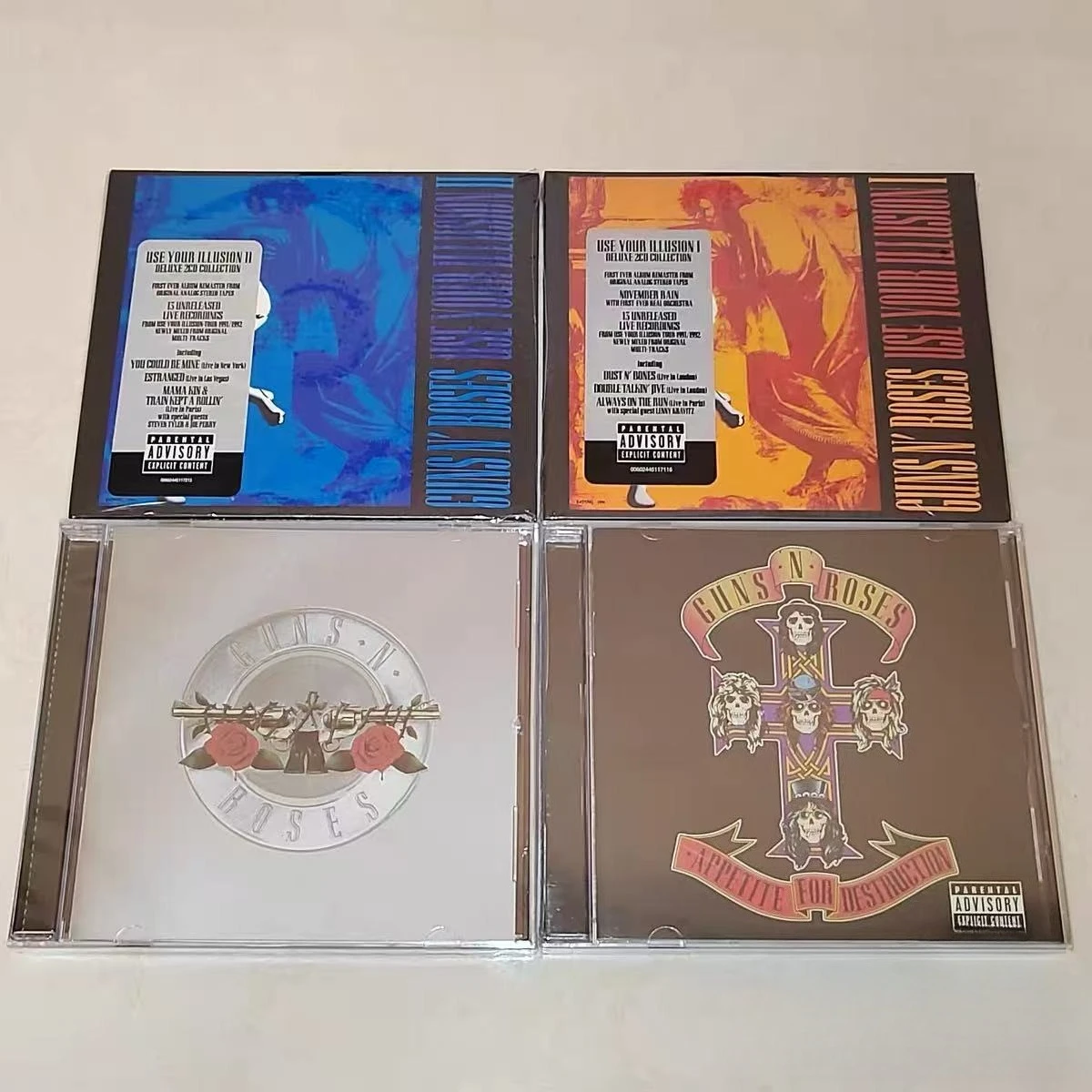 Álbumes Clásicos de Hard Rock y Glam Metal, Obras Maestras Icónicas del Rock de los 80s/90s con Interpretaciones Vocales en CD