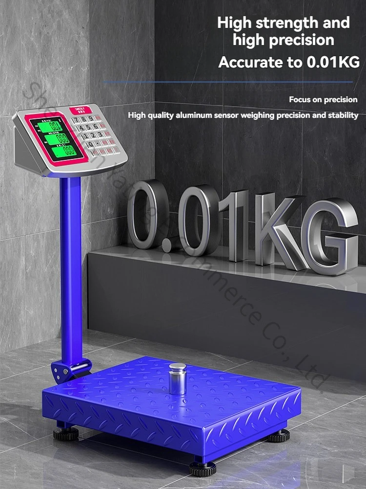 Electronic Scale 100kg Commercial Platform Scale HouseholdPrecise Electronic  Pricing Platform Weighing Scale