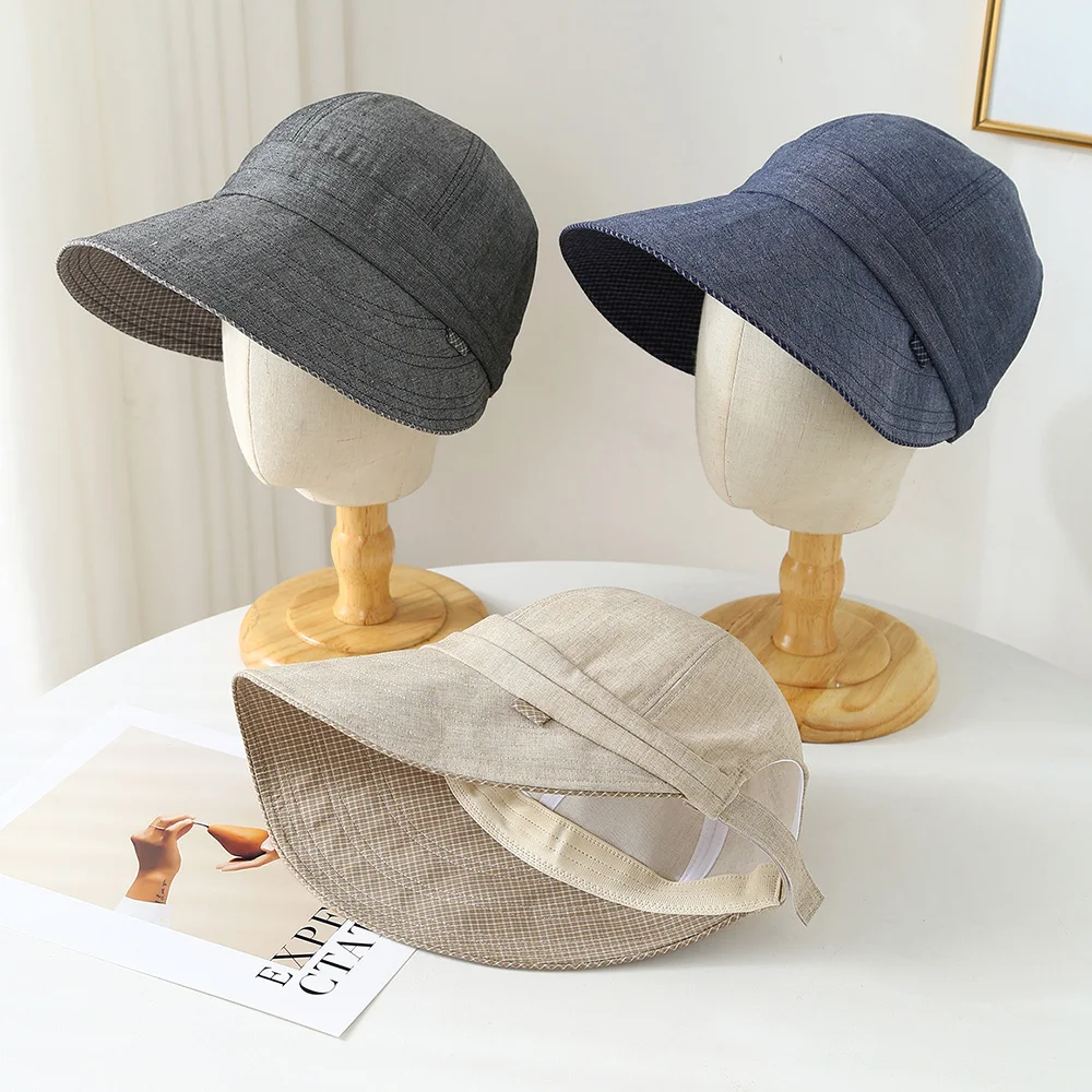 

Модная вельветовая панама для женщин, летняя/весенняя, для путешествий, солнцезащитная, регулируемая, унисекс, с широкими полями, повседневная, универсальная кепка