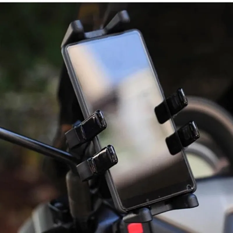 

Finger-Grip Phone Holder Motorcycle Car Phone Mount Adjustable Interphone GPS Holders for Ram Mount Square Ball Adapter