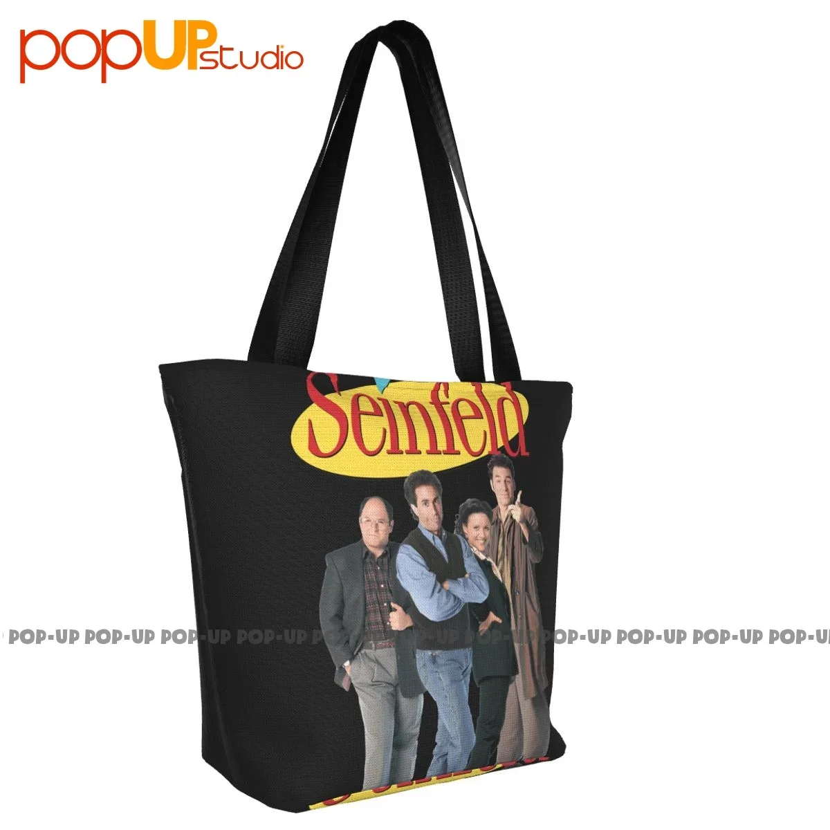 Seinfeld - Elaine Bolsas casuais, George e Kramer Shopping Bag, lancheira de grande capacidade