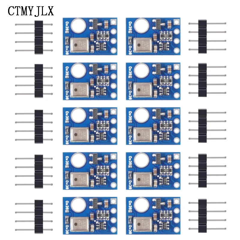10pcs AHT10 High Precision Digital Temperature Humidity Sensor Module I2C Communication Replace DHT11 SHT20 AM2302 Sensors