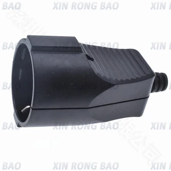 16a 250v francés Rusia Corea alemán UE Schuko enchufe cable de alimentación cable enchufe macho hembra montaje receptáculo conector blanco