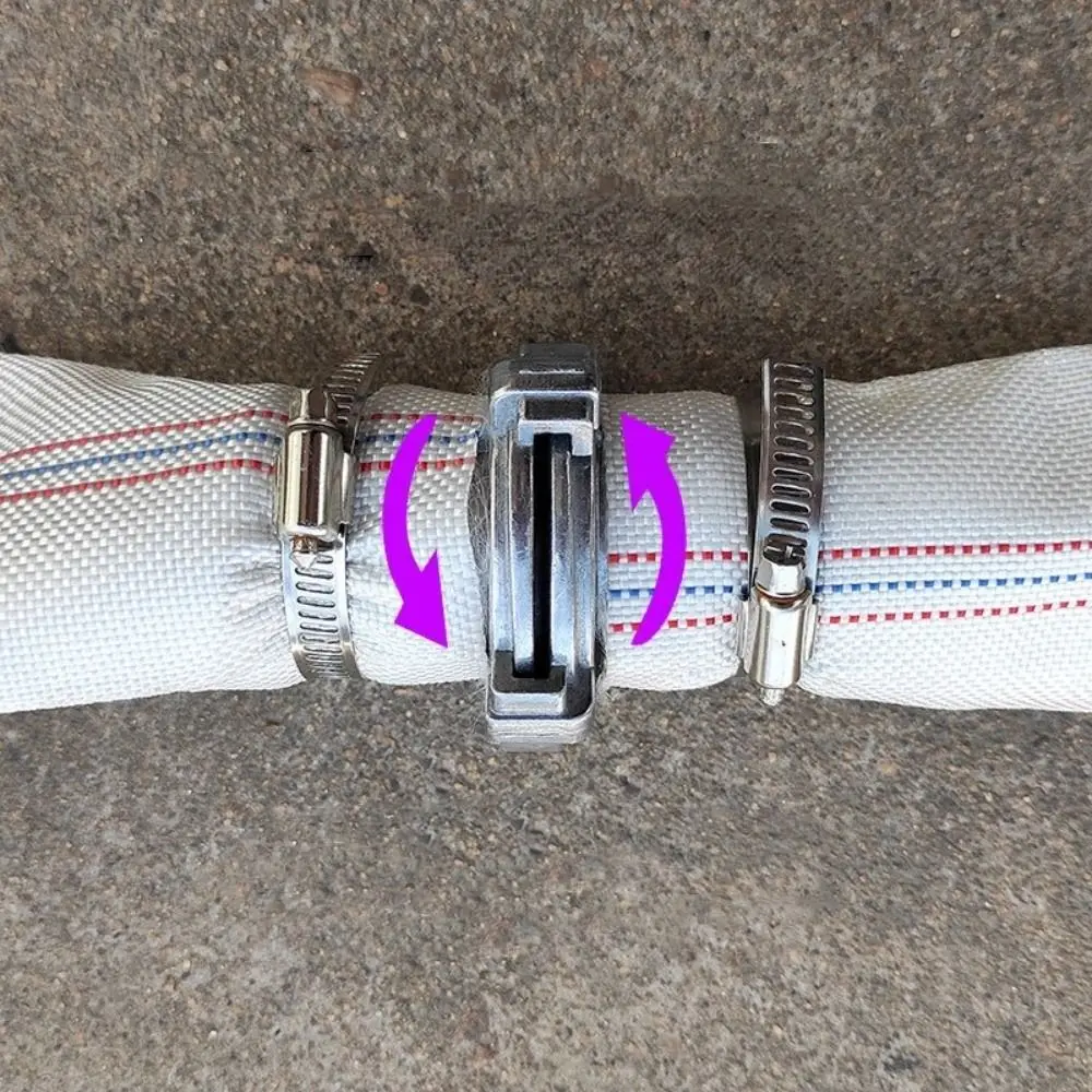New Aluminum Tube Connector Watering Trees With Hose Clamp Hose Connector Agriculture Pipe Coupling Adapter