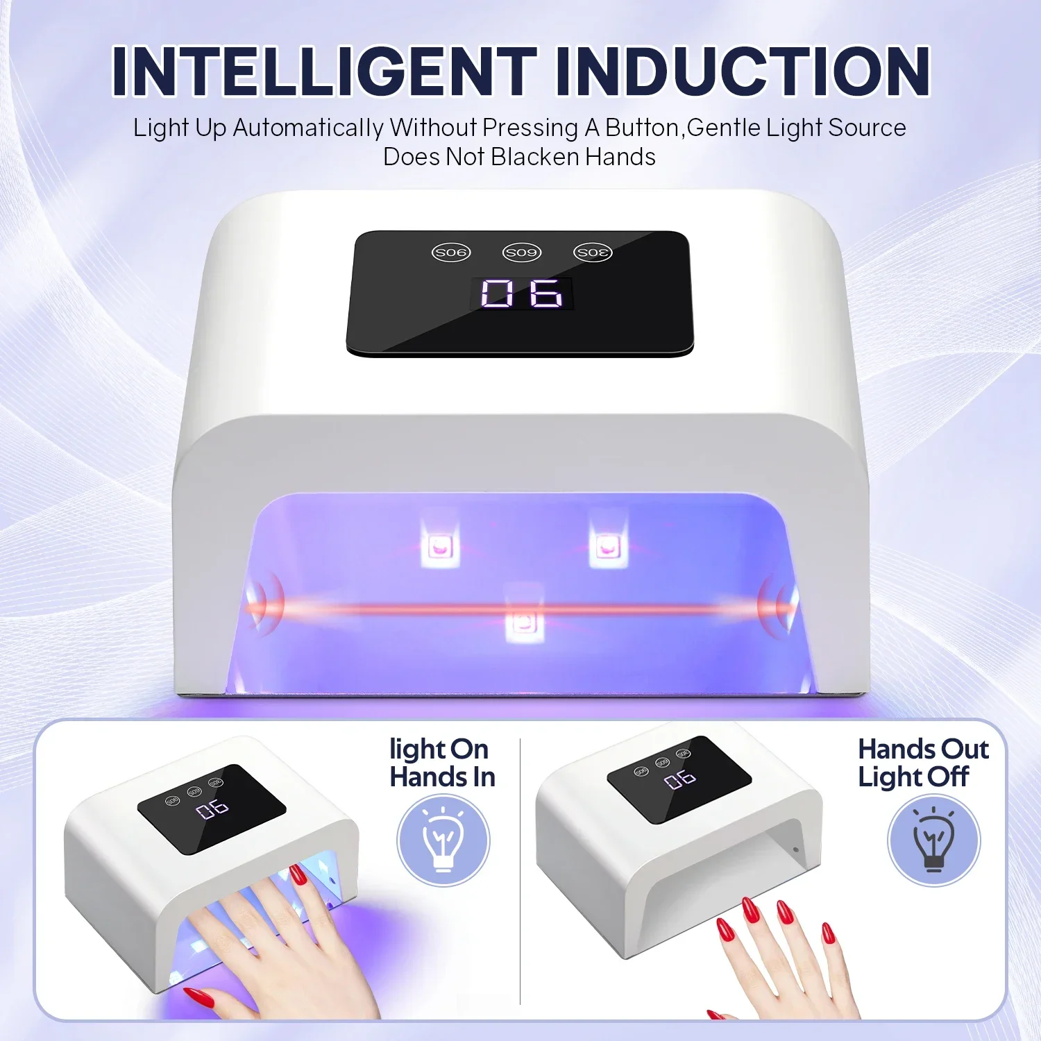 DianaBeauty UV LED Nail Lamp Professional 15 Leds Nail Dryer with Touch Screen UV Cabin for Nail Manicure Lamp USB Nail Tools